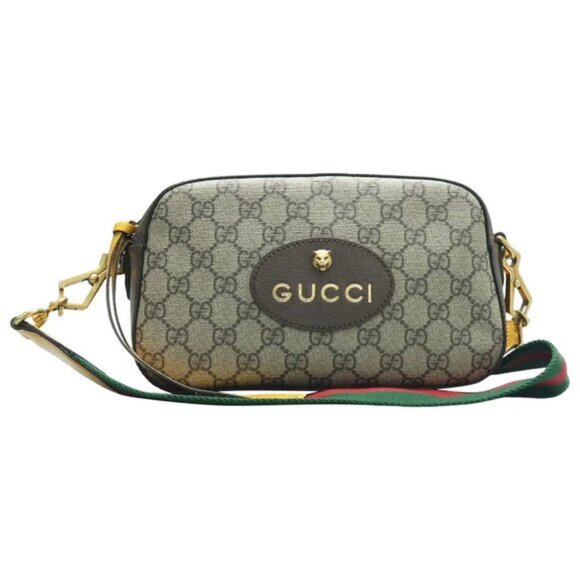 GUCCI Neo Vintage Brown Canvas Shoulder Bag fbcco899-101825 - Picture 1 of 12